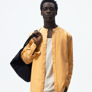 Textured linen / cotton shirt