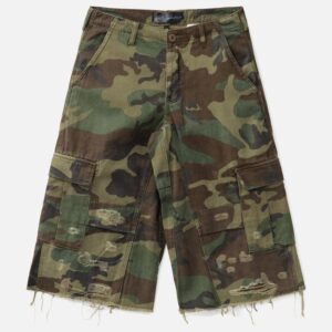 OVERSIZED CAMO JORT