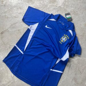 Brazil Blue Retro National Team Jersey